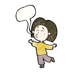 cartoon prancing person N2