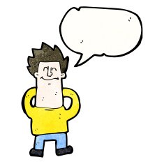 cartoon relaxing man N5