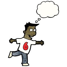 cartoon man in number shirt N2
