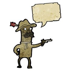 Cartoon Cowboy N22