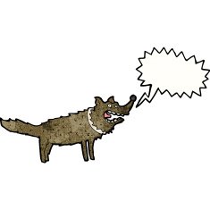 cartoon barking dog N5