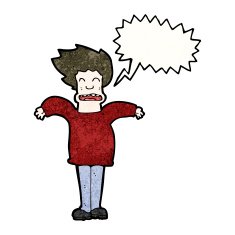 stressed out man cartoon