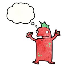 cartoon happy monster N3