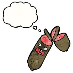sausage cartoon