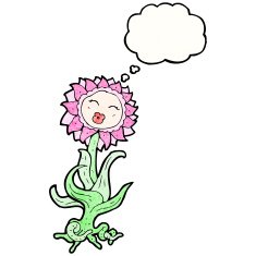cartoon prettty flower