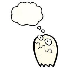 Cartoon Ghost N177