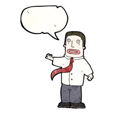 talking businessman cartoon