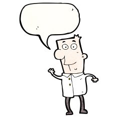 cartoon friendly man N30