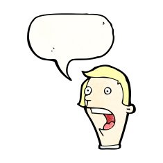 cartoon gasping man N16
