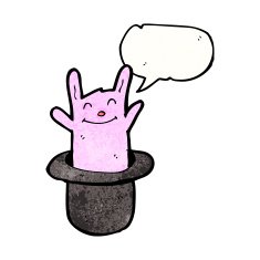 cartoon rabbit in hat N7