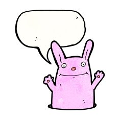 cartoon rabbit in hole N10