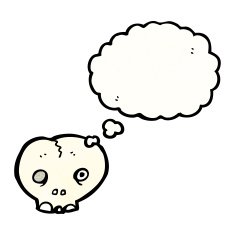 Cartoon Skull N91