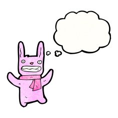 cartoon crazy pink rabbit N5