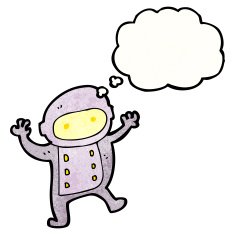 Cartoon Spaceman N10