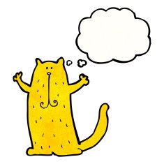 happy cartoon cat N8