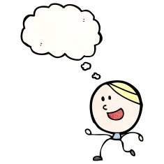 happy cartoon doodle boy N2