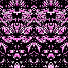 Vintage vector damask pattern with abstract shapes
