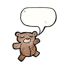 Cute Cartoon Teddy Bear N24