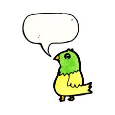 Cartoon Parrot N16