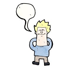 cartoon relaxing man N6