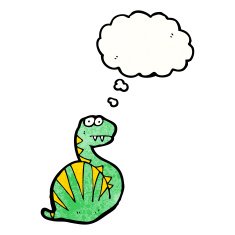 cartoon fat snake N18