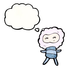 cute little cloud monster cartoon N8