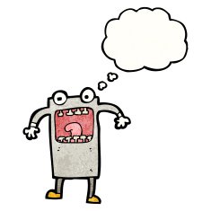 Cartoon Robot N334