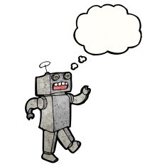 Cartoon Robot N335
