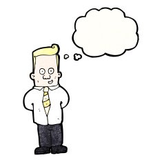 cartoon friendly office worker N2