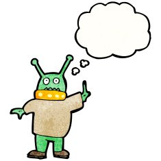 Cartoon Alien N132