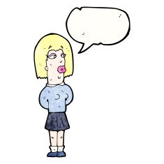 cartoon ugly woman N2