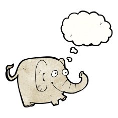 funny cartoon elephant N8