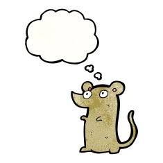 cartoon little mouse N16