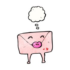 cartoon love letter N8
