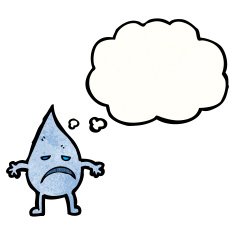 cartoon raindrop N9
