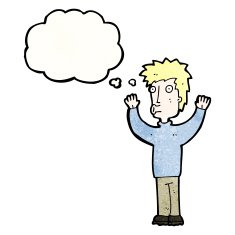 cartoon man with hands in air N3