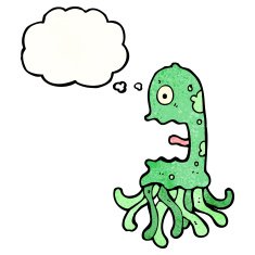 crazy jellyfish cartoon N2