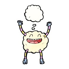 cartoon cloud monster N23