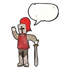 Cartoon Knight N20