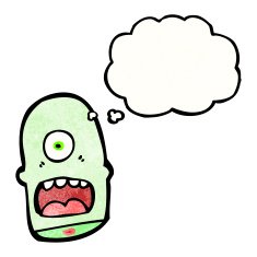 Cartoon Monster Head N4