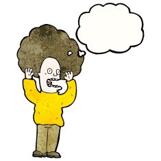 cartoon man with big hair N2