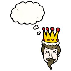 cartoon king's head N5