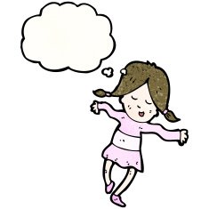 cartoon dancing girl N5