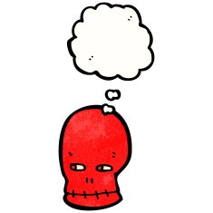 Cartoon Skull N95