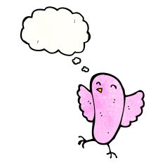 Cute Cartoon Bird N16