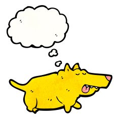 fat little dog cartoon N3