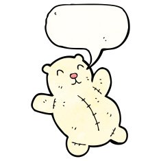 polar teddy bear cartoon N2