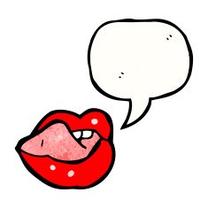 sexy cartoon lips N12