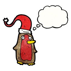 funny cartoon penguin N45