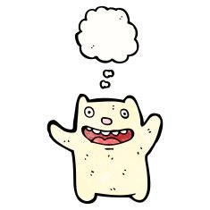 funny little polar bear cartoon N3